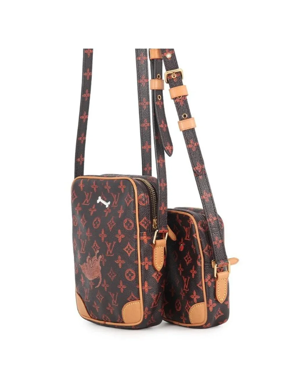 Louis Vuitton Shoulder Bag Monogram Transformed Panum Set